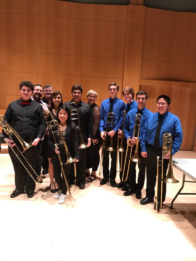 High School Trombone Quartets